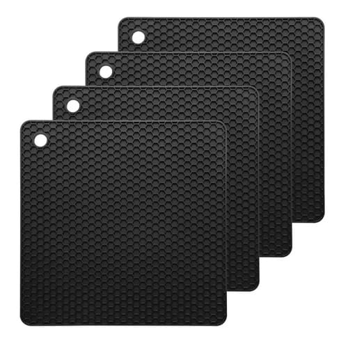 Silicone Trivet, Black